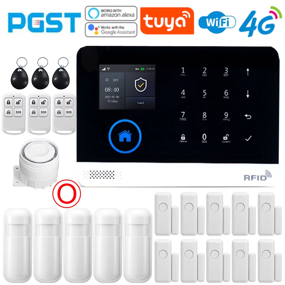 Smart Home Automation Kit - PGST Home Alarm System, WIFI Security