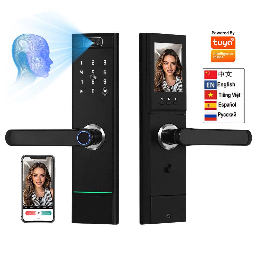 Smart Door Lock Wifi - High Security Wholesale 3d Face Recognition