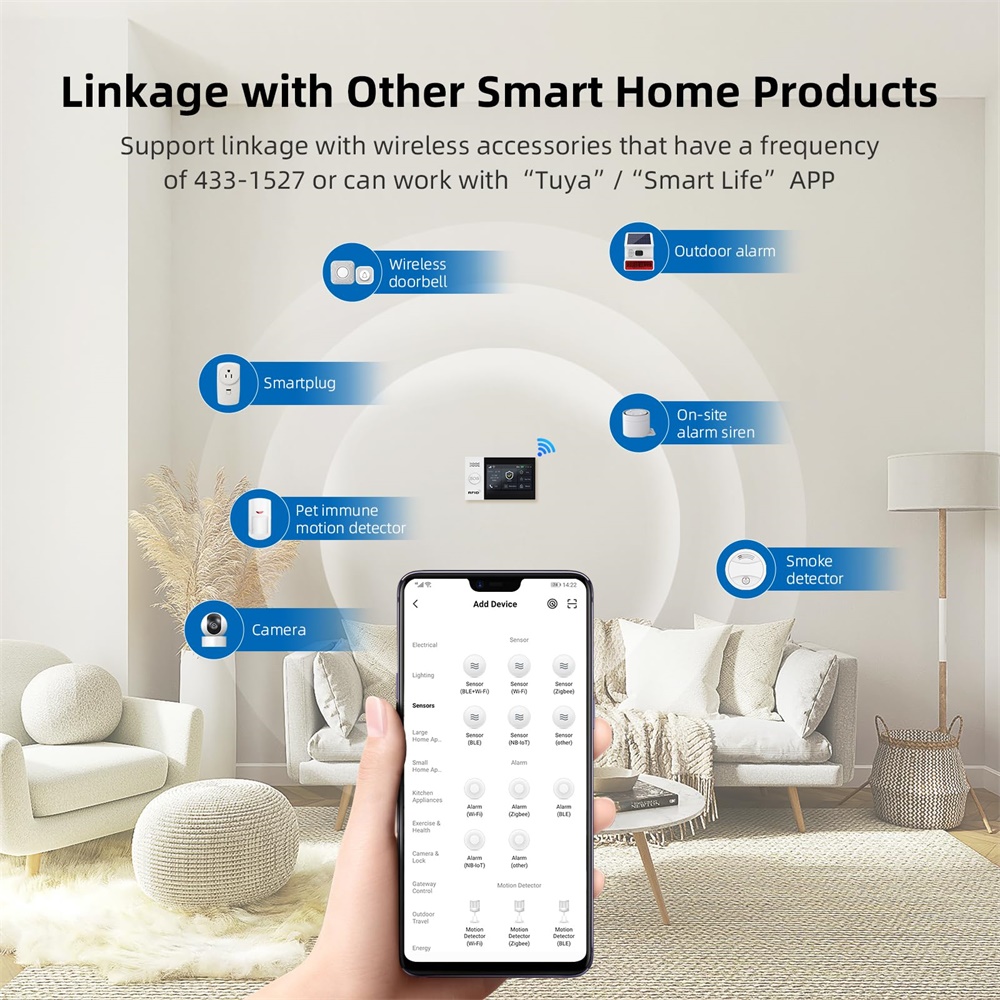 2.4G WIFI Smart GSM Alarm Syst - Smart Home Automation Kit recension och pris