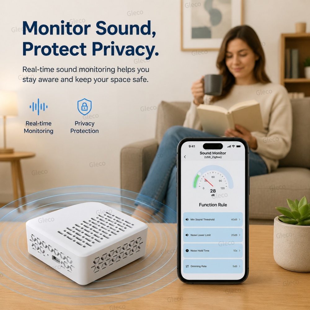 Wifi/Zigbee Noise Decibel Mete - Smart Home Automation Kit recension och pris