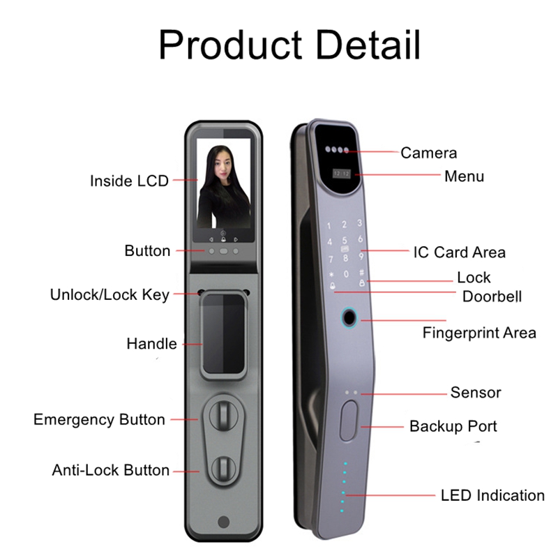 Tuya Wifi Electronic Fingerpri - Smart Door Lock Wifi recension och pris