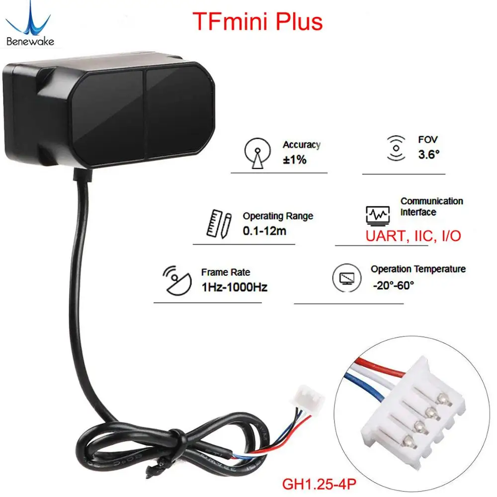 Benewake TFmini-S/TFmini Plus  - Sensor Kit Arduino recension och pris