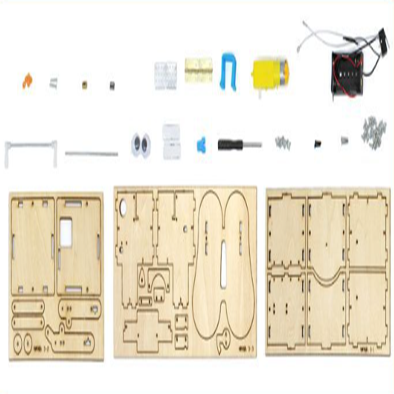 Wooden Assemble DIY Robot Eati - Stem Robotics Kit recension och pris