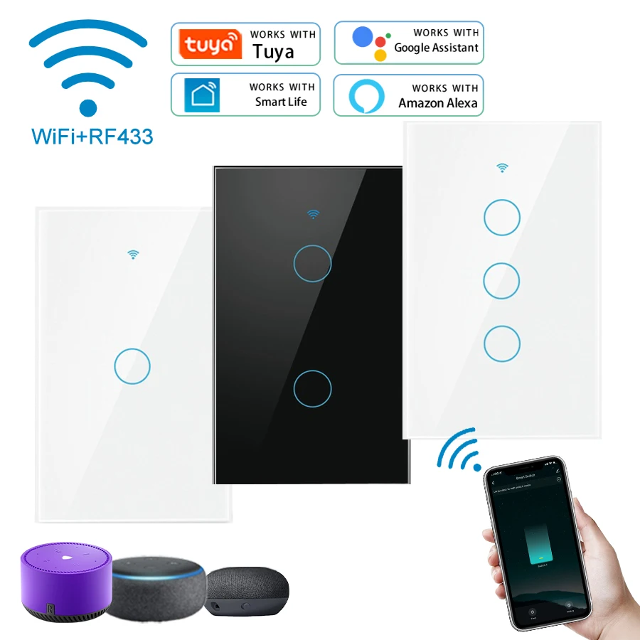 Tuya WiFi Smart Switch Works W - Smart Light Switch Wifi recension och pris