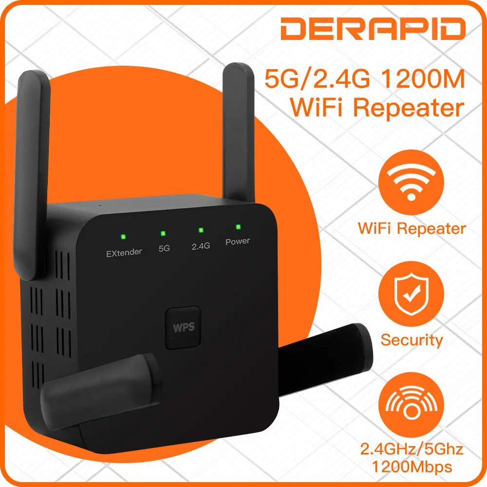 WiFi Repeater 1200Mbps 2.4GHz/ - Wifi Smart Plug recension och pris