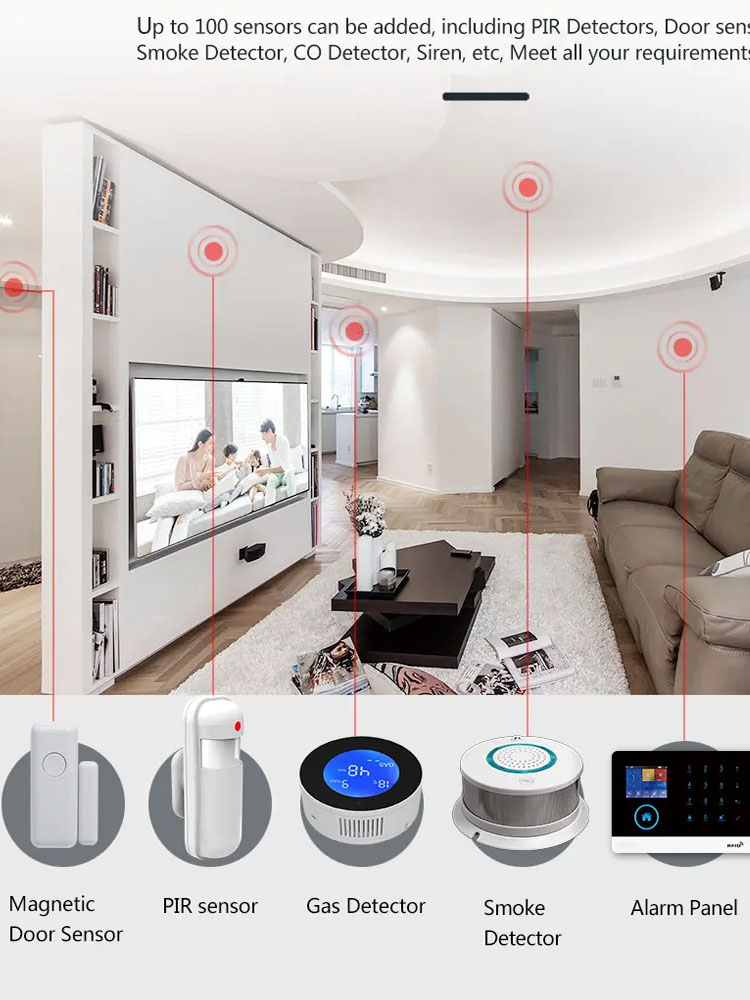 PGST Home Alarm System, WIFI S - Smart Home Automation Kit recension och pris