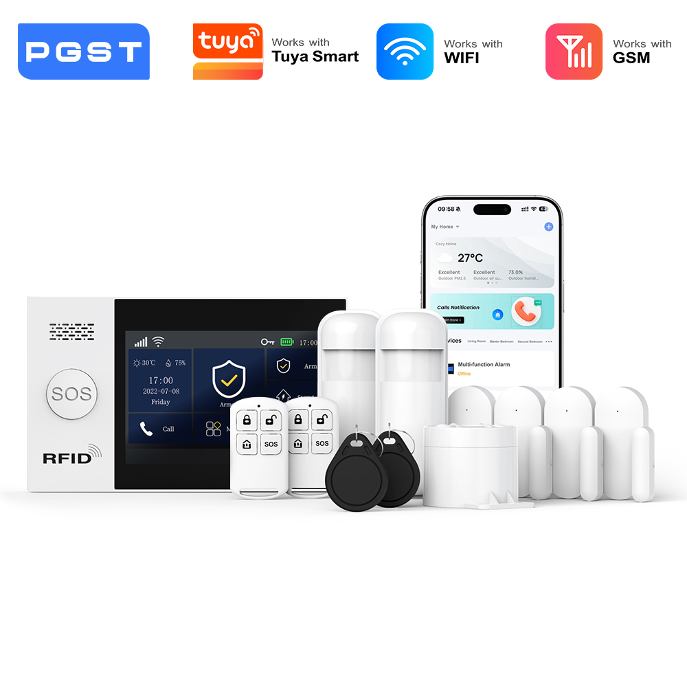 PGST 2G GSM WiFi Alarm System  - Smart Home Automation Kit recension och pris