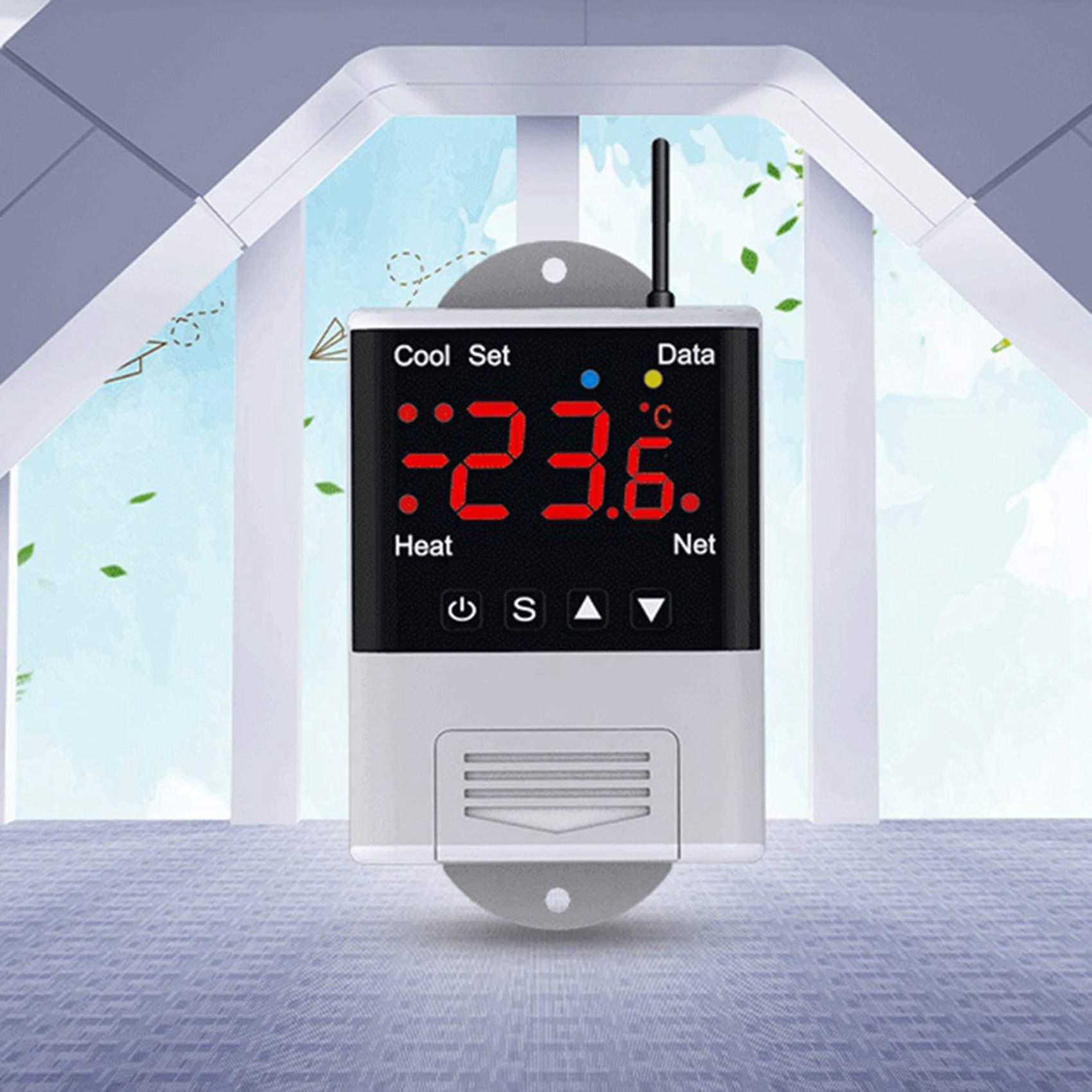 AFOURT-2X Wireless Wifi Temper - Wifi Thermostat recension och pris