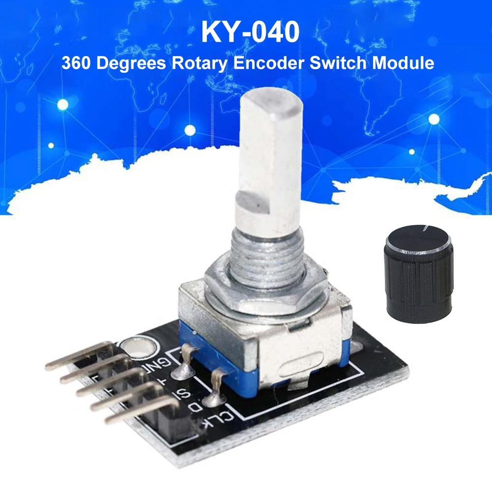 1-8PCS KY-040 360 Degrees Rota - Sensor Kit Arduino recension och pris