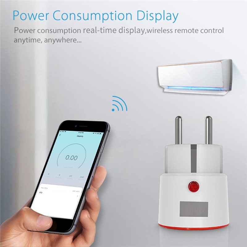 AT21-Tuya Wifi Smart EU Plug 1 - Wifi Smart Plug recension och pris