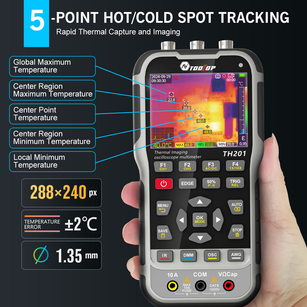 TOOLTOP TH201 4in1 Thermal Ima - Microcontroller Kit recension och pris