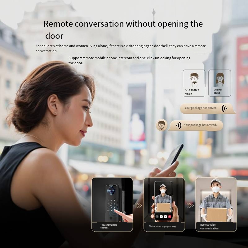 YN S11M Smart Home Digital Ele - Smart Door Lock Wifi recension och pris