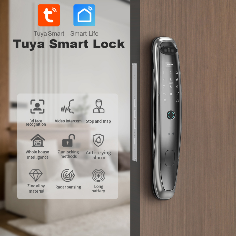 Tuya WiFi Camera Smart Lock 3D - Smart Door Lock Wifi recension och pris