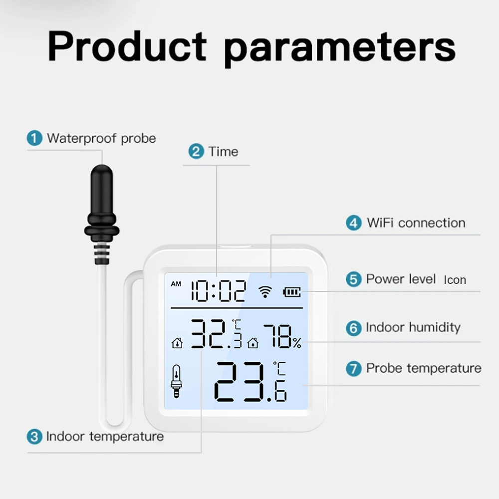 WiFi Humidity Temperature Sens - Wifi Thermostat recension och pris